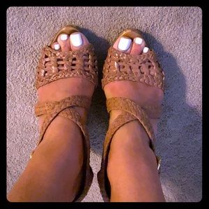 Prada woven sandals